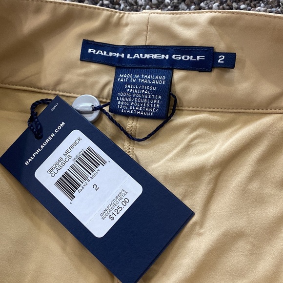 Tan Ralph Lauren golf skirt. size 2. Brand new never worn. - Picture 3 of 3